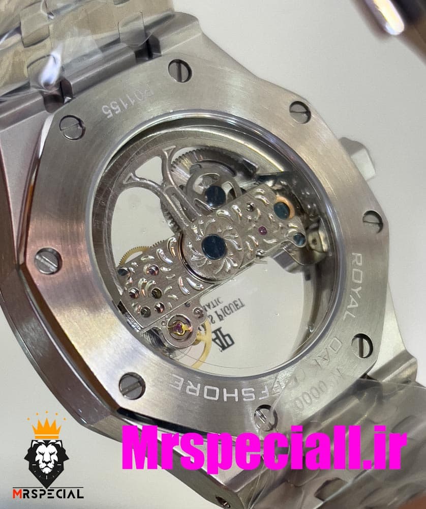ساعت اودمار پیگه مردانه اتوماتیک ای پی رویال اوک اسکلتون AUDEMARS PIGUET ROYAL Oak 020690 — تصویر ۷