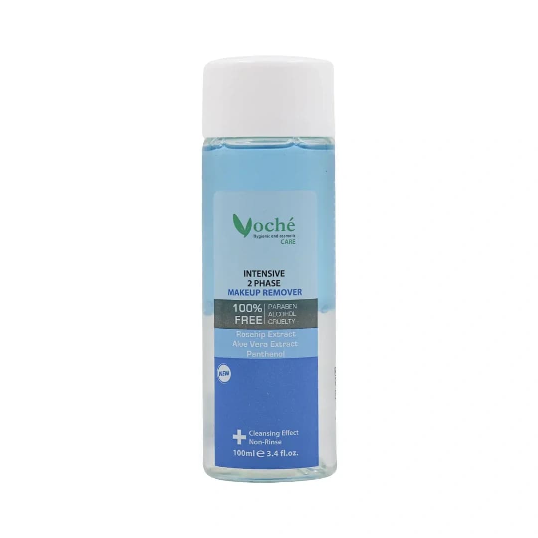 محلول پاک کننده آرایش صورت دوفاز وچه 100 میلی لیتر/Voche Intensive 2 Phase Makeup Remover 100 ml — تصویر ۲