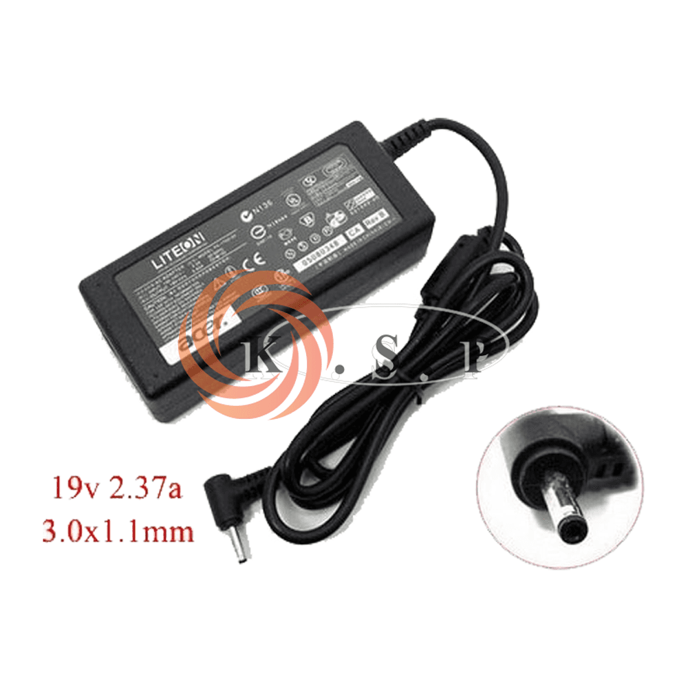 آداپتور لپ تاپ ایسر Adaptor Acer 19V 2.37A سرریز 3.0X1.1