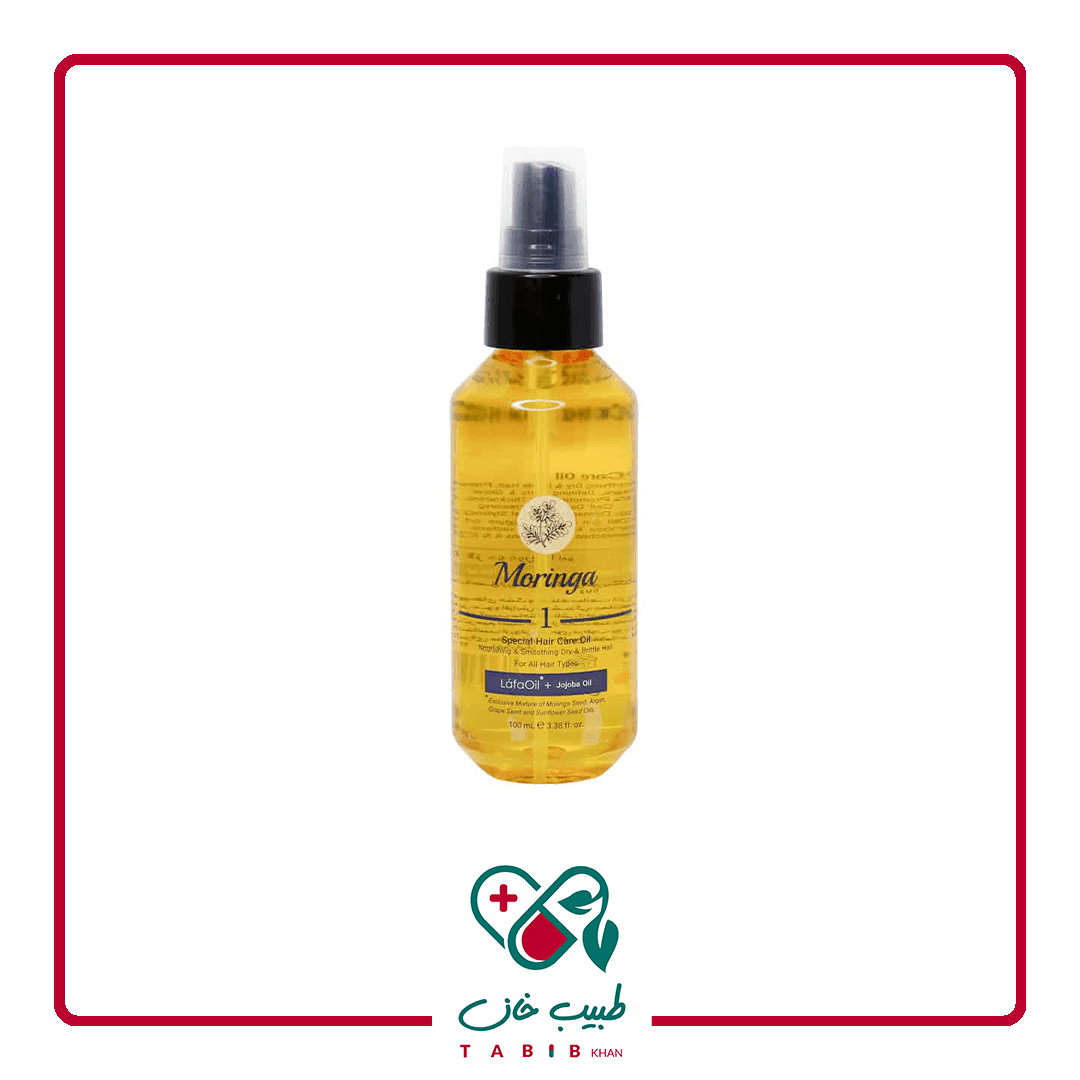 روغن مراقبت از مو 1 مورینگا امو مناسب انواع مو 100 میلی لیتر/Moringa Emo Special Hair Care Oil 1 for All Hair Types 100 ml