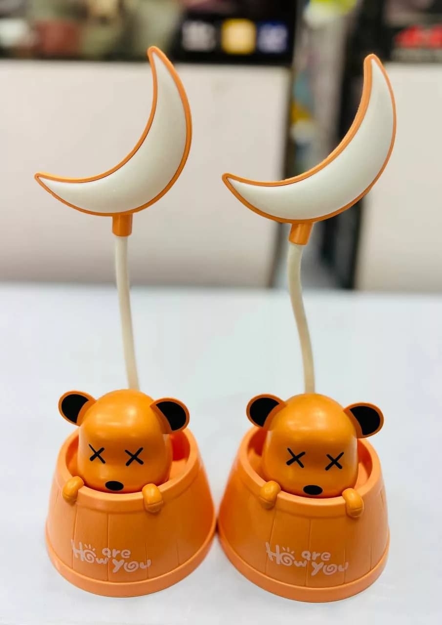 ال ای دی خرس ماه چراغ خواب مطالعه شارژی — تصویر ۲