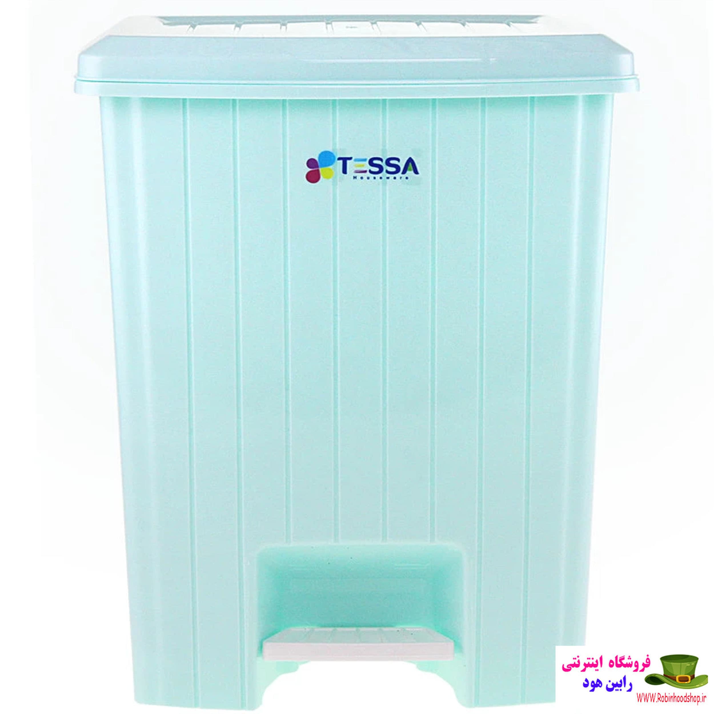 سطل پدالی طرح زمرد سایز 3 تسا — تصویر ۲