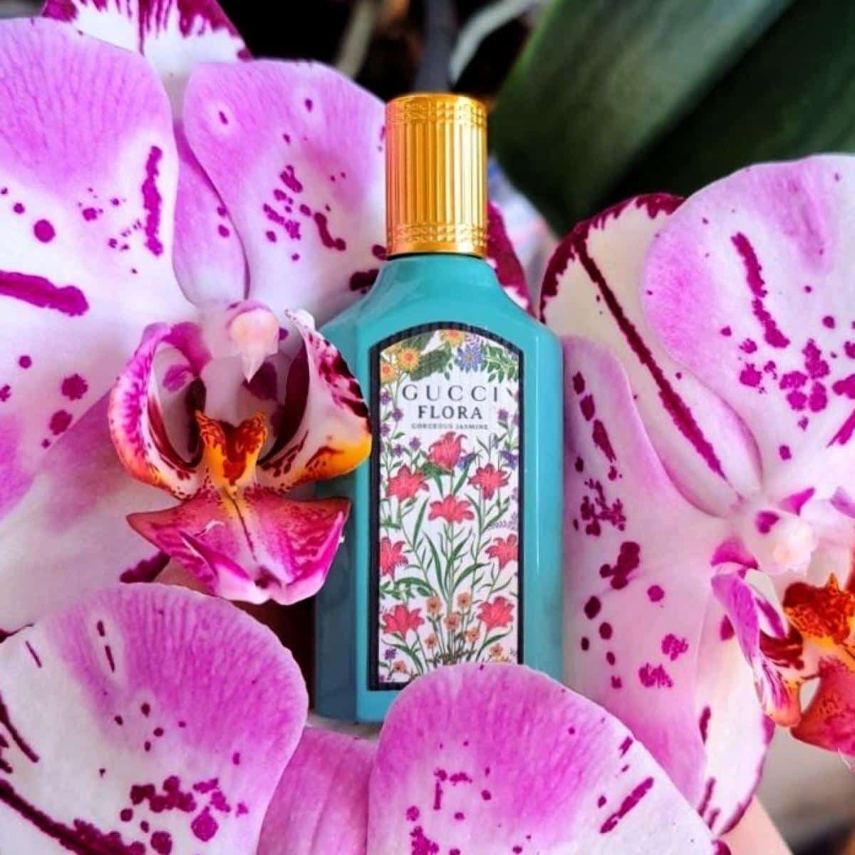 عطر ادکلن گوچی فلورا گورجس جاسمین اصل | Gucci Flora Gorgeous Jasmine 100 ml — تصویر ۶
