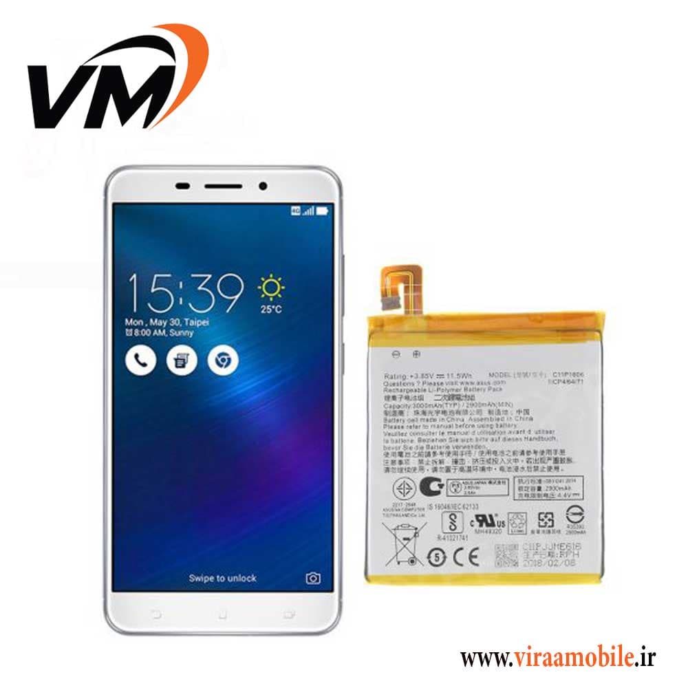 باتری اصلی ایسوس Asus Zenfone 3 Laser ZC551KL — تصویر ۳