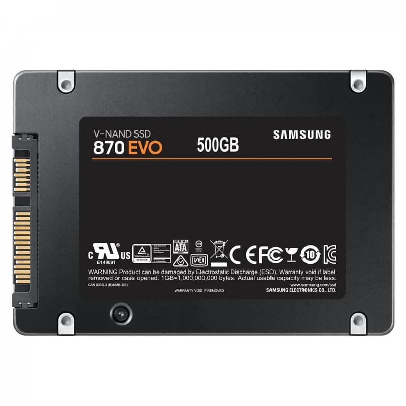 حافظه اس اس دی SAMSUNG 870 EVO 500GB — تصویر ۲