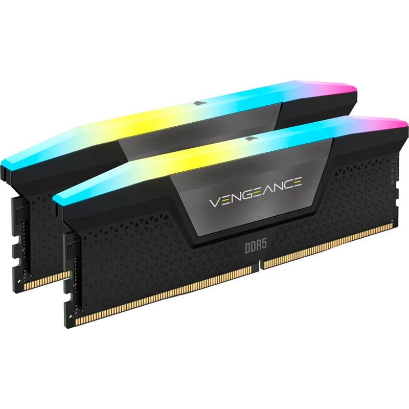 رم کورسیر 64 گیگابایت مدل Corsair Vengeance RGB 64GB 6000MHz Dual DDR5 — تصویر ۲
