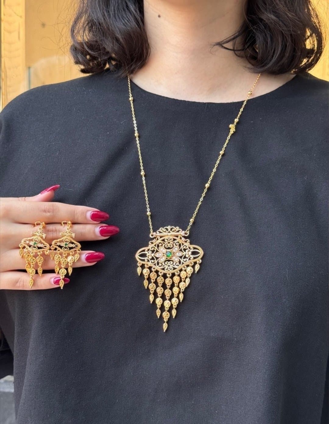 نیم‌ست زنانه طرح سنتی و اسلیمی – اصل اورجینال