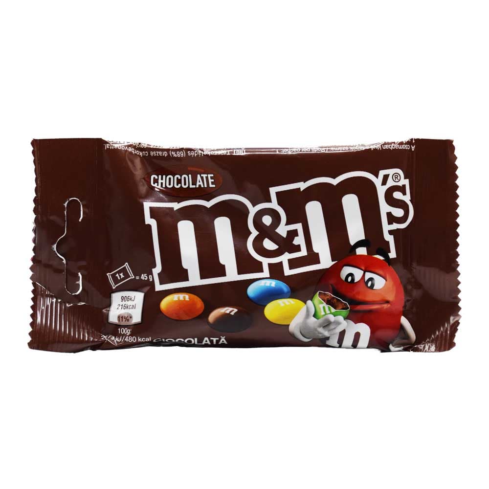 اسمارتیز M&M اصل شکلاتی بسته 45 گرمی — تصویر ۲