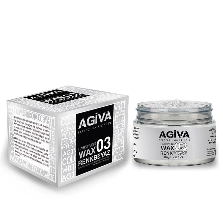 واکس مو رنگی آگیوا (سفید) AGIVA WAX WHITE 03 — تصویر ۳