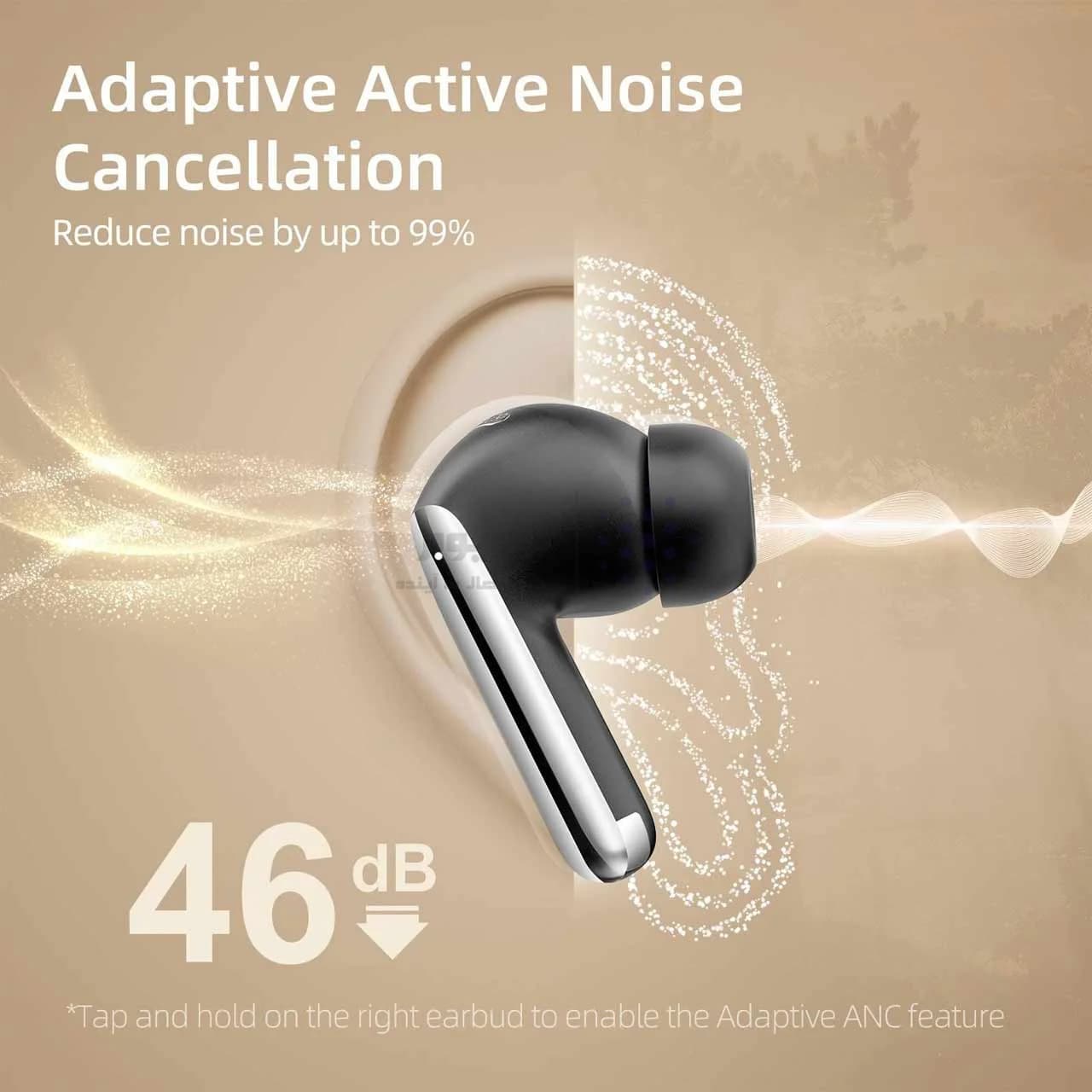 ایرفون بی سیم QCY مدل Melobuds Pro – مشکی (گارانتی شش ماهه شرکتی) — تصویر ۷