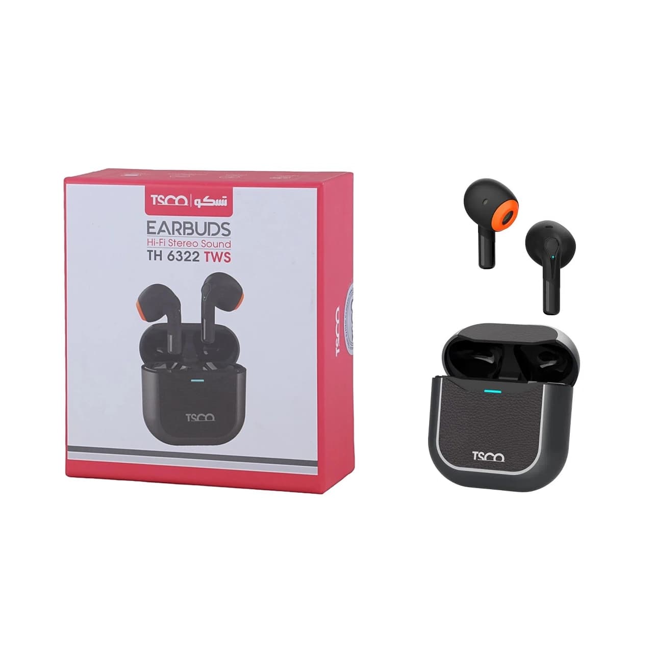 ایرفون بی سیم TSCO مدل TH 6322 TWS – مشکی