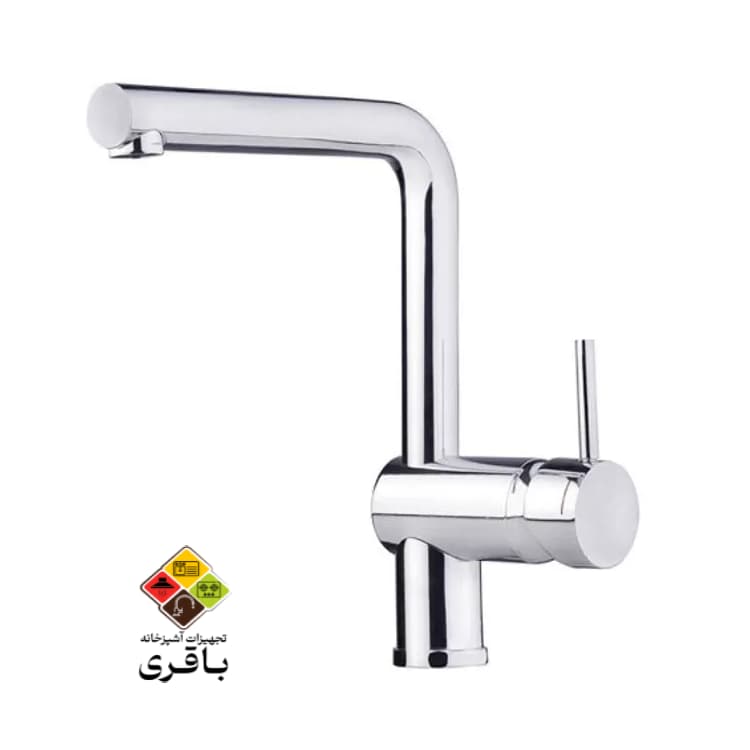 شیر آشپزخانه راسان مدل شبنم کروم