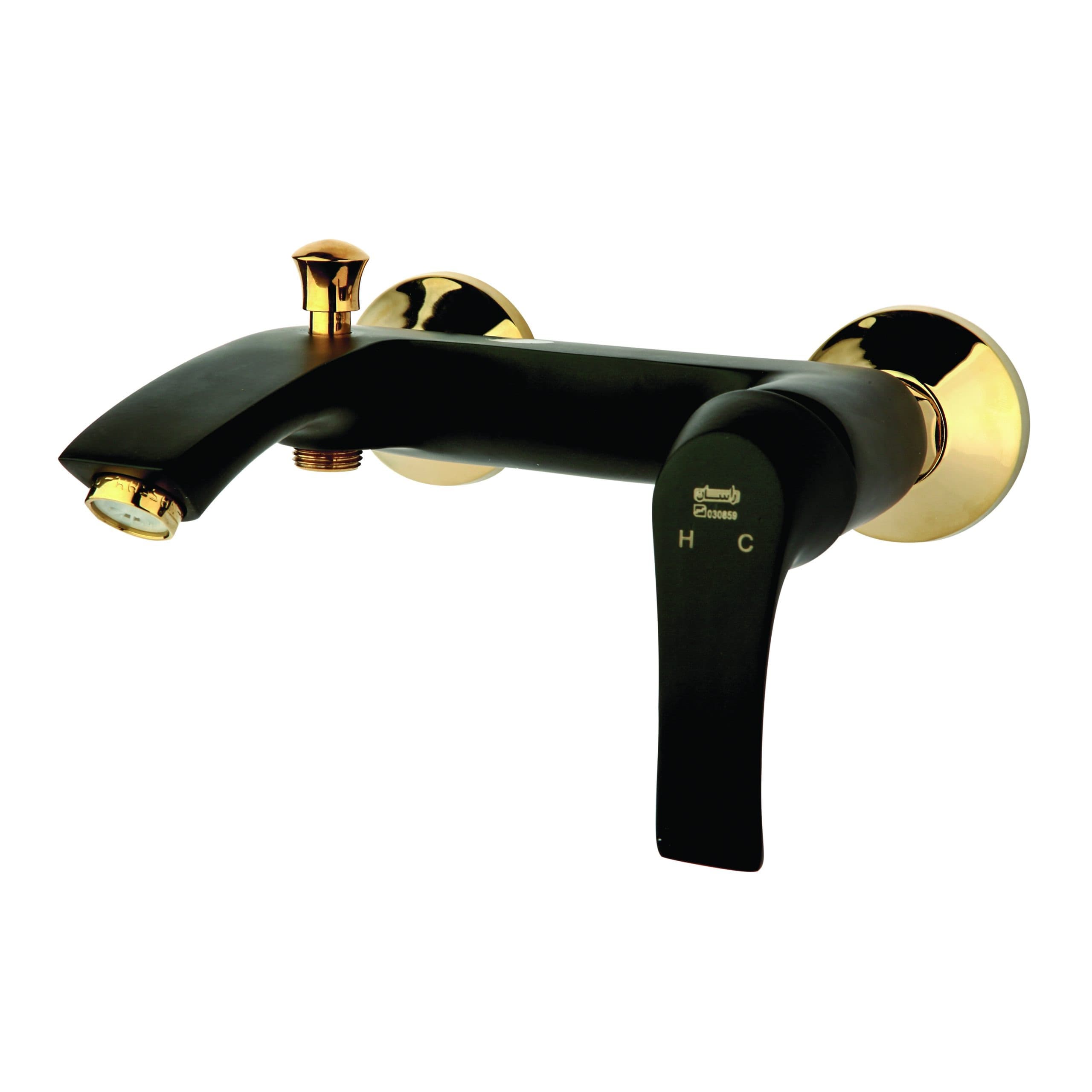 ست شیرآلات راسان مدل لوتوس مشکی — تصویر ۴