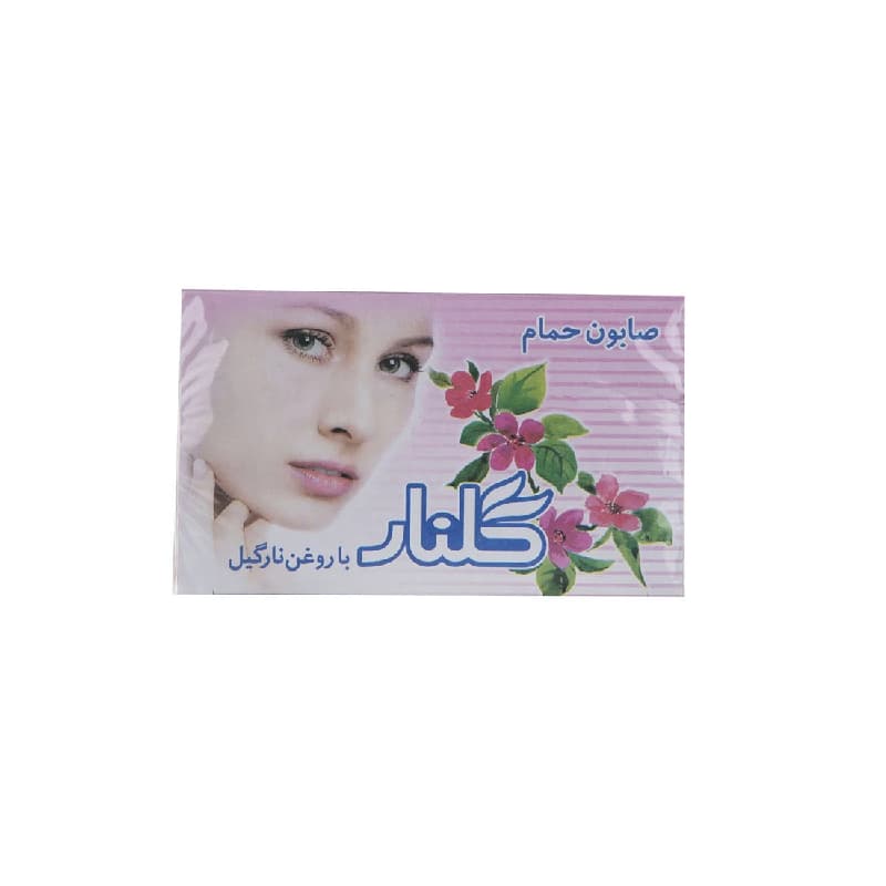 صابون صورتی گلنار با روغن نارگیل بسته 6 عددی — تصویر ۲