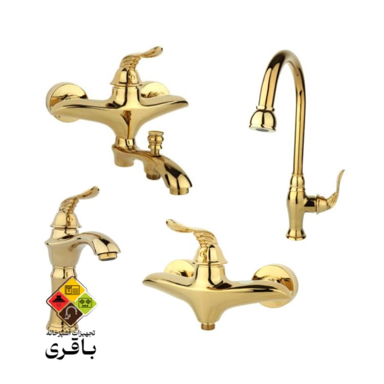 ست شیرآلات راسان مدل پریمو طلایی — تصویر ۳