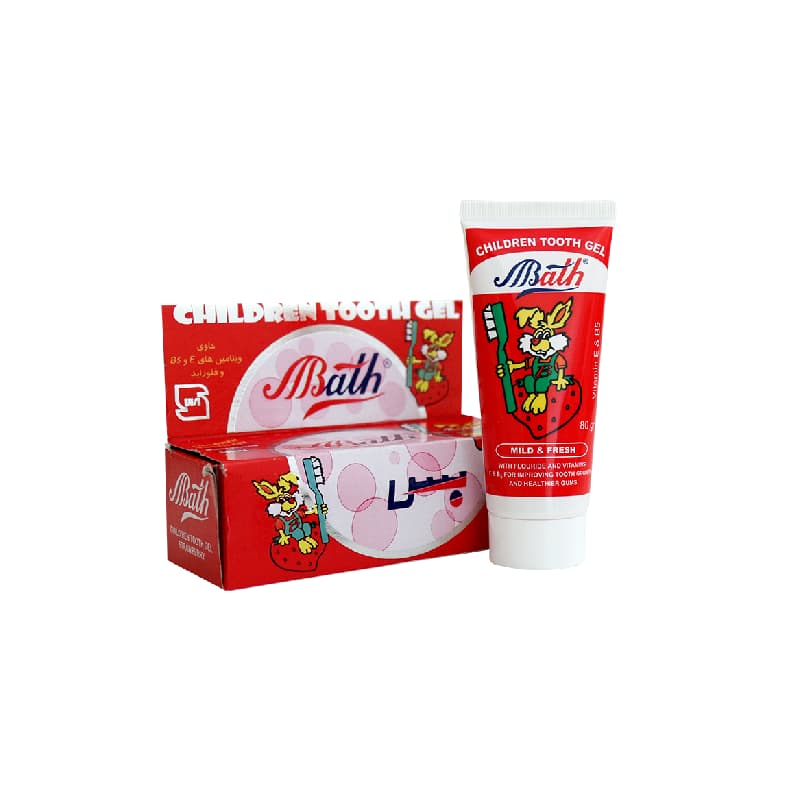 خمیر دندان کودک ژله ای توت فرنگی بس80گ — تصویر ۲