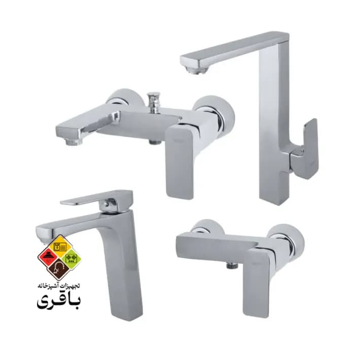 ست شیرآلات راسان مدل گارنت طلایی