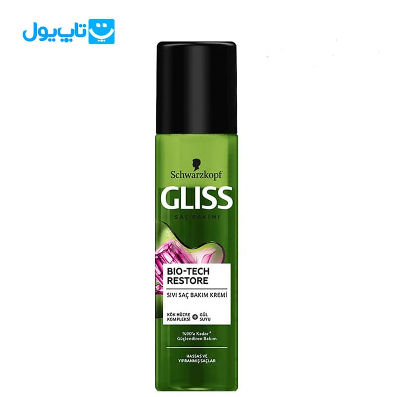 اسپری مو دو فاز گلیس Gliss مدل Bio-Tech Restore تقویت کننده حجم 200 میلیلیتر
