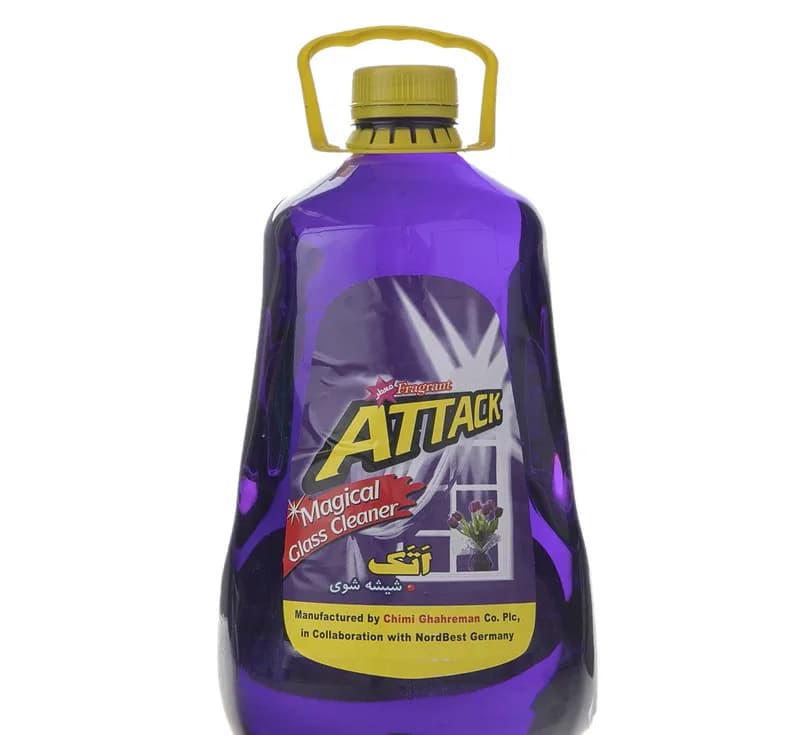 شیشه پاک کن اتک مدل Purple حجم 4 لیتر — تصویر ۳