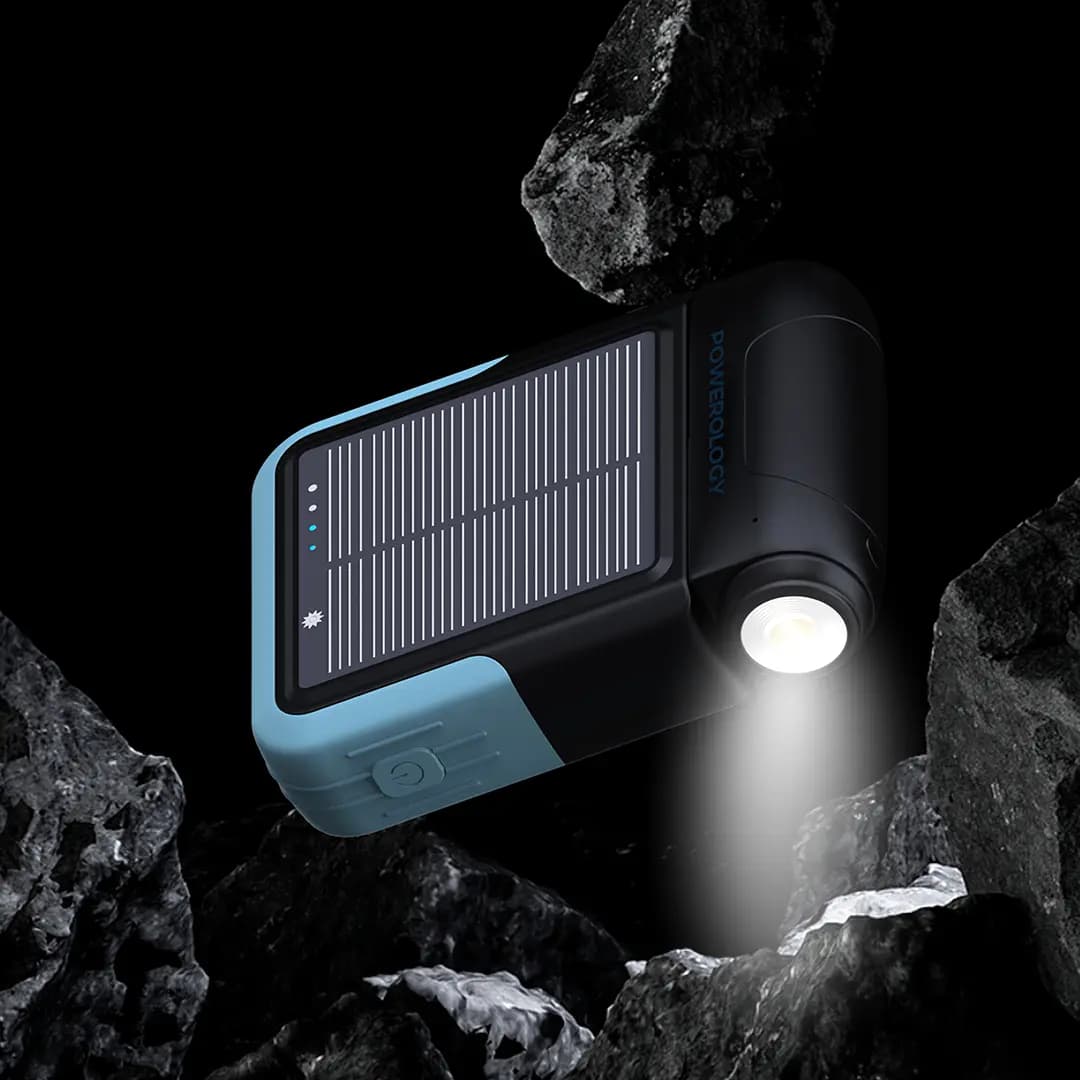 پاور بانک 10000 میلی آمپری پاورولوژی Powerology Sante 10000mAh Solar Power Bank — تصویر ۶