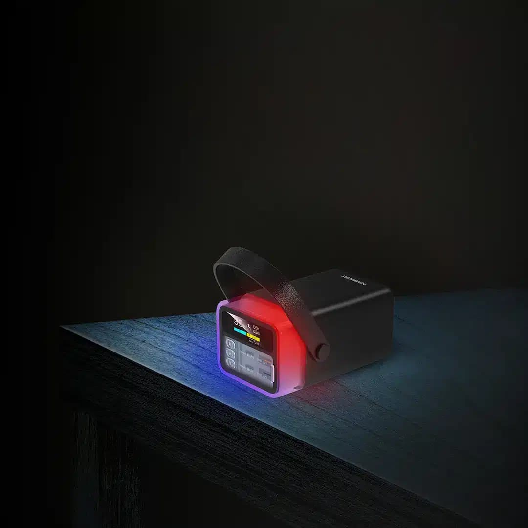 پاوربانک 40000 میلی آمپری پاورولوژی Powerology Halo Beam 40000mAh Power Bank PD 65W — تصویر ۳