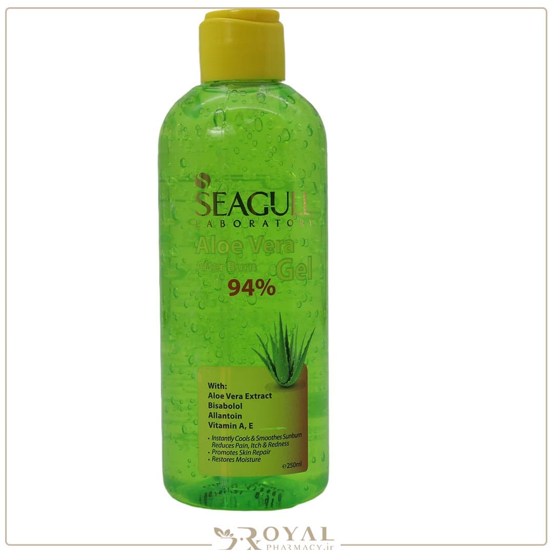 ژل پس از سوختگی حاوی 94% آلوئه ورا ضد التهاب, مرطوب کننده و التیام پخش 250 میل سی گل — تصویر ۲