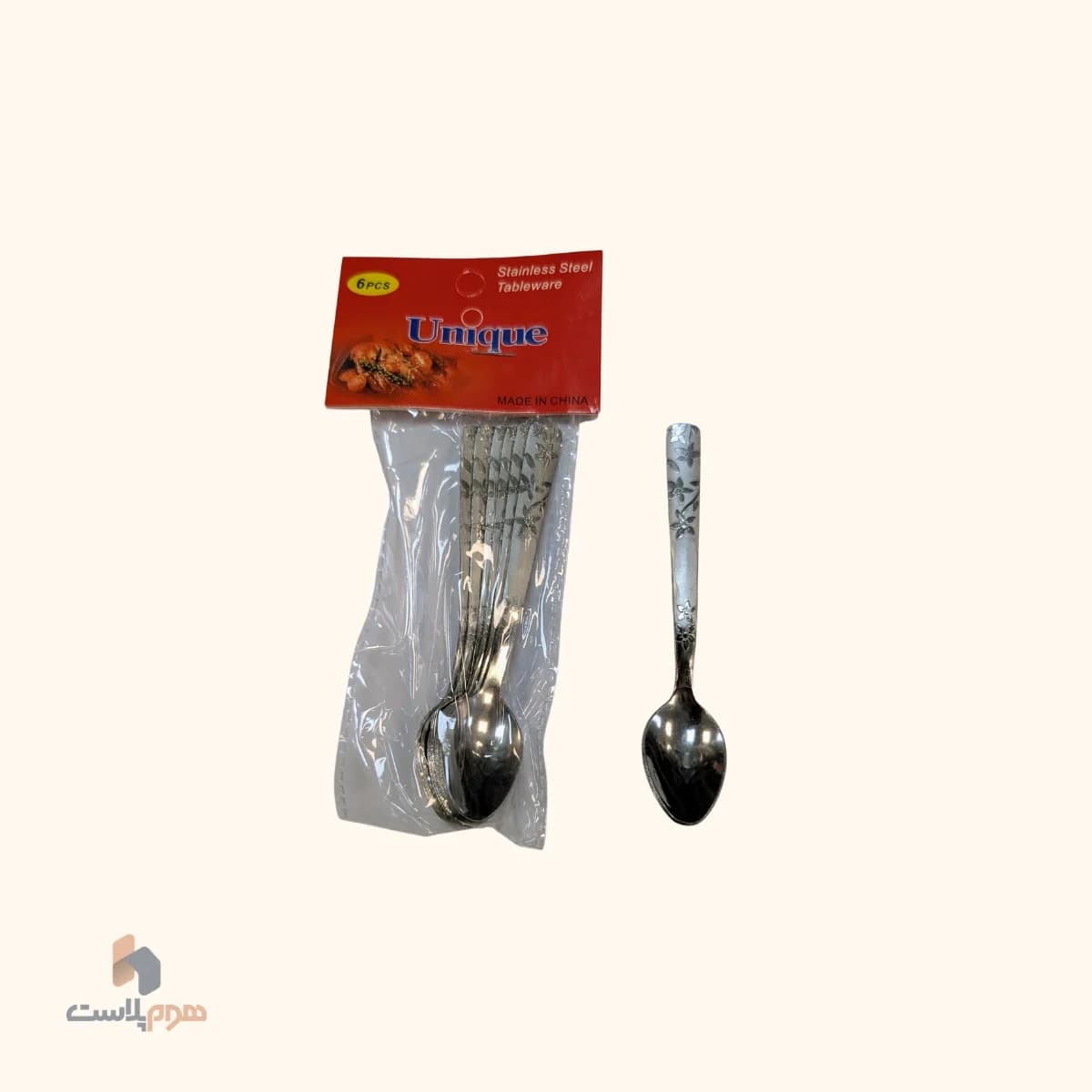 قاشق چای خوری گلدار