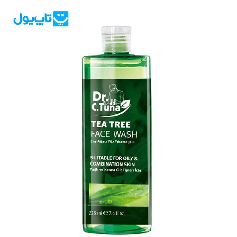 ژل شستشو صورت دکتر سی‌تونا فارماسی Farmasi Dr.C.Tuna مدل Tea Tree حجم 225 میلی‌لیتر