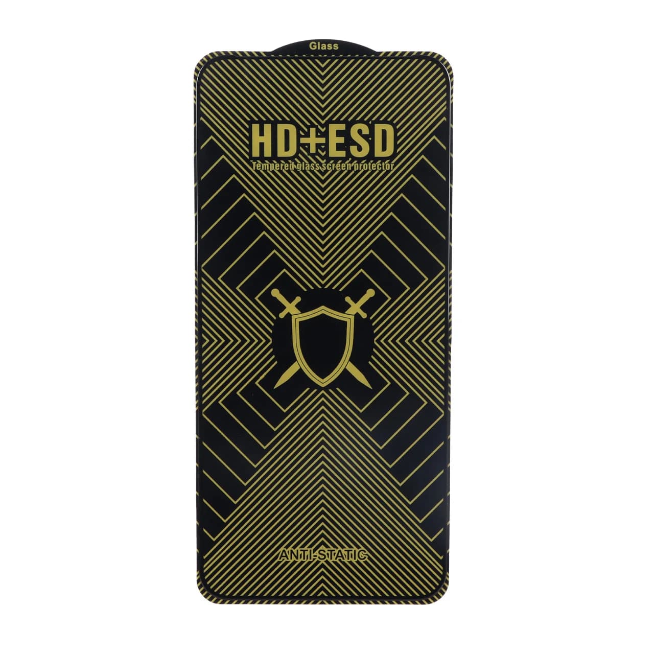 محافظ صفحه نمایش شیشه ای مشکی Full Cover HD Plus ESD مدل Samsung Galaxy S25 FE / S24 FE / A57 / A37 / A56 / A36 — تصویر ۴