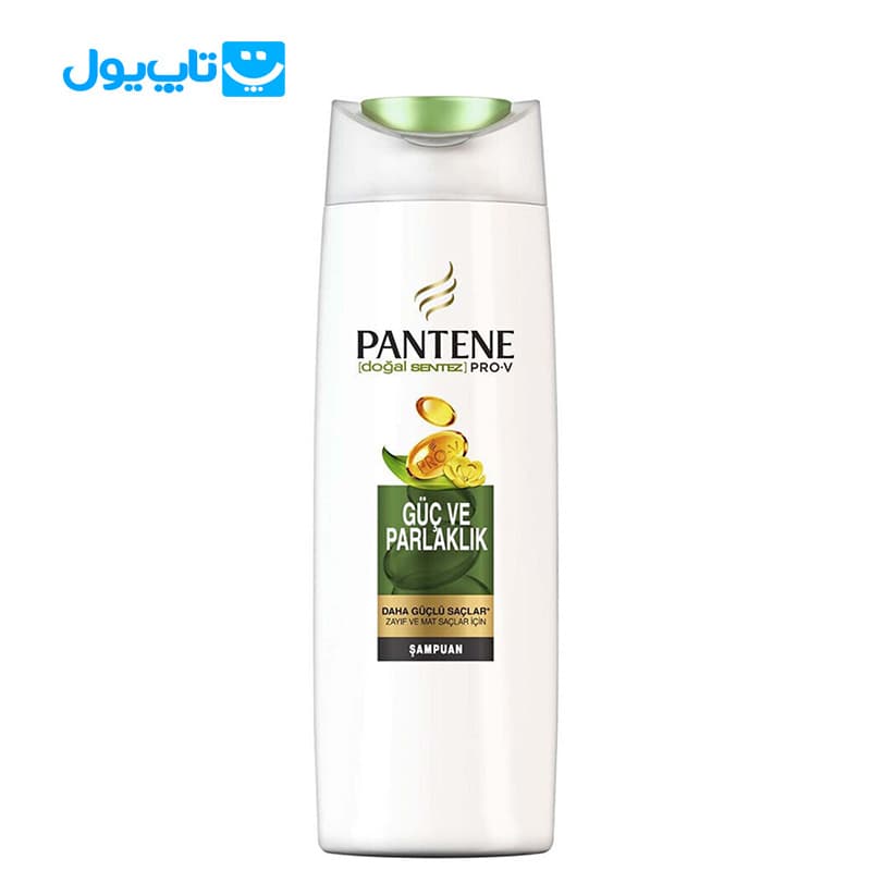 شامپو پنتن Pantene سری Pro-V مدل Guc ve Parlaklik براق‌ کننده حجم 350 میلی‌‌لیتر