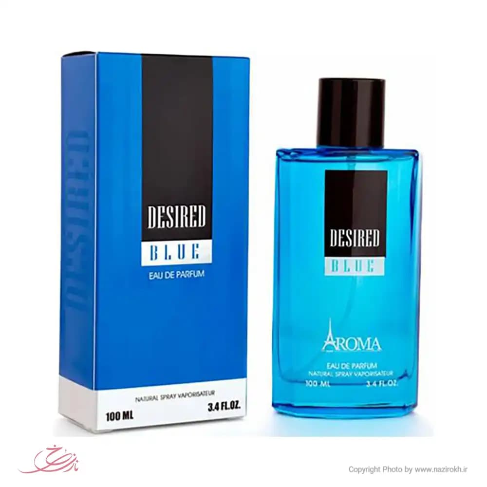 ادکلن دیزایر بلو آروما Desired Blue حجم 100 میلی لیتر — تصویر ۲