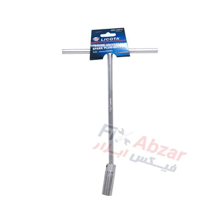 آچار بکس شمع دسته تی T لیکوتا مدل ABR-130016 سایز 16 میلیمتر — تصویر ۶