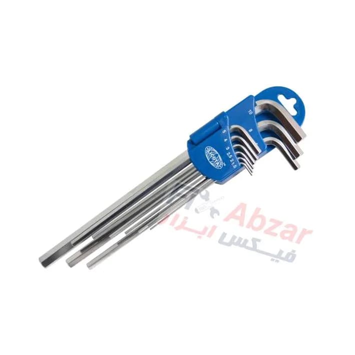 مجموعه 9 عددی آچار آلن بلند لیکوتا مدل 2HW30091DPM — تصویر ۷