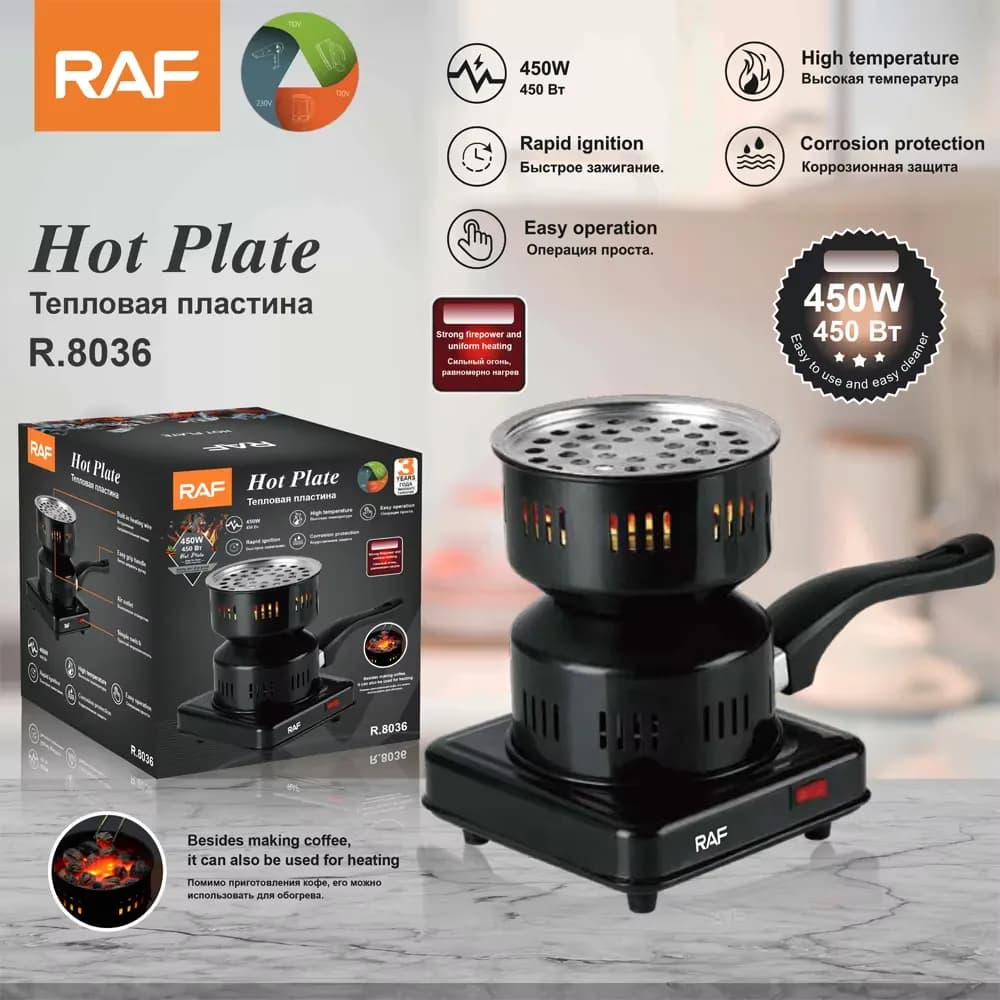 اجاق برقی کوچک تک شعله RAF مدل R.8036 — تصویر ۲