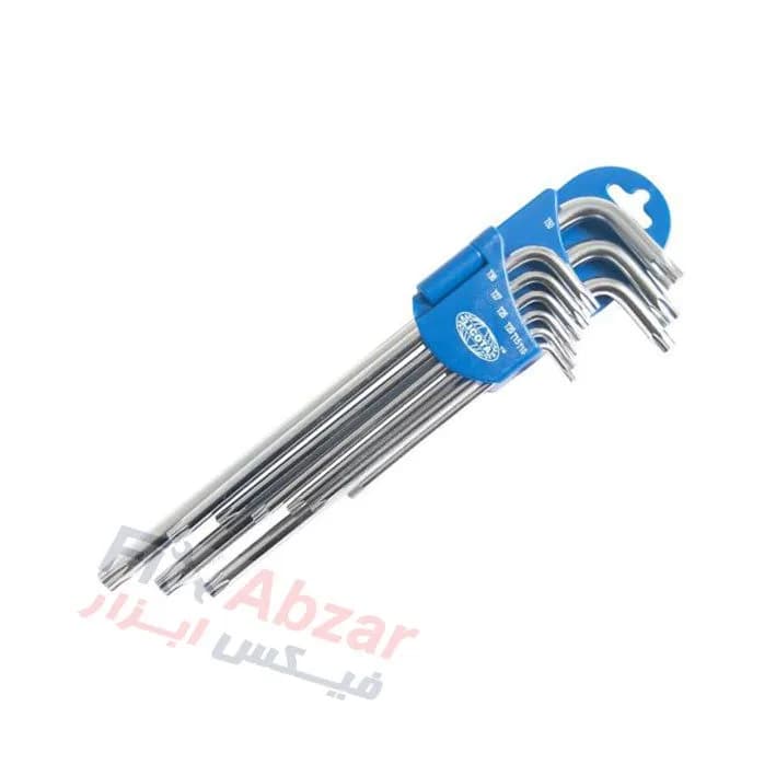 آچار آلن ستاره ای بلند 9 عددی لیکوتا مدل 2TX30091DPM — تصویر ۴