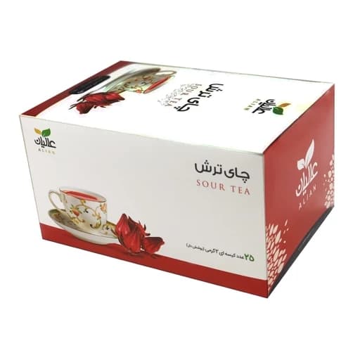 دمنوش چای ترش عالیان بسته 25 عددی