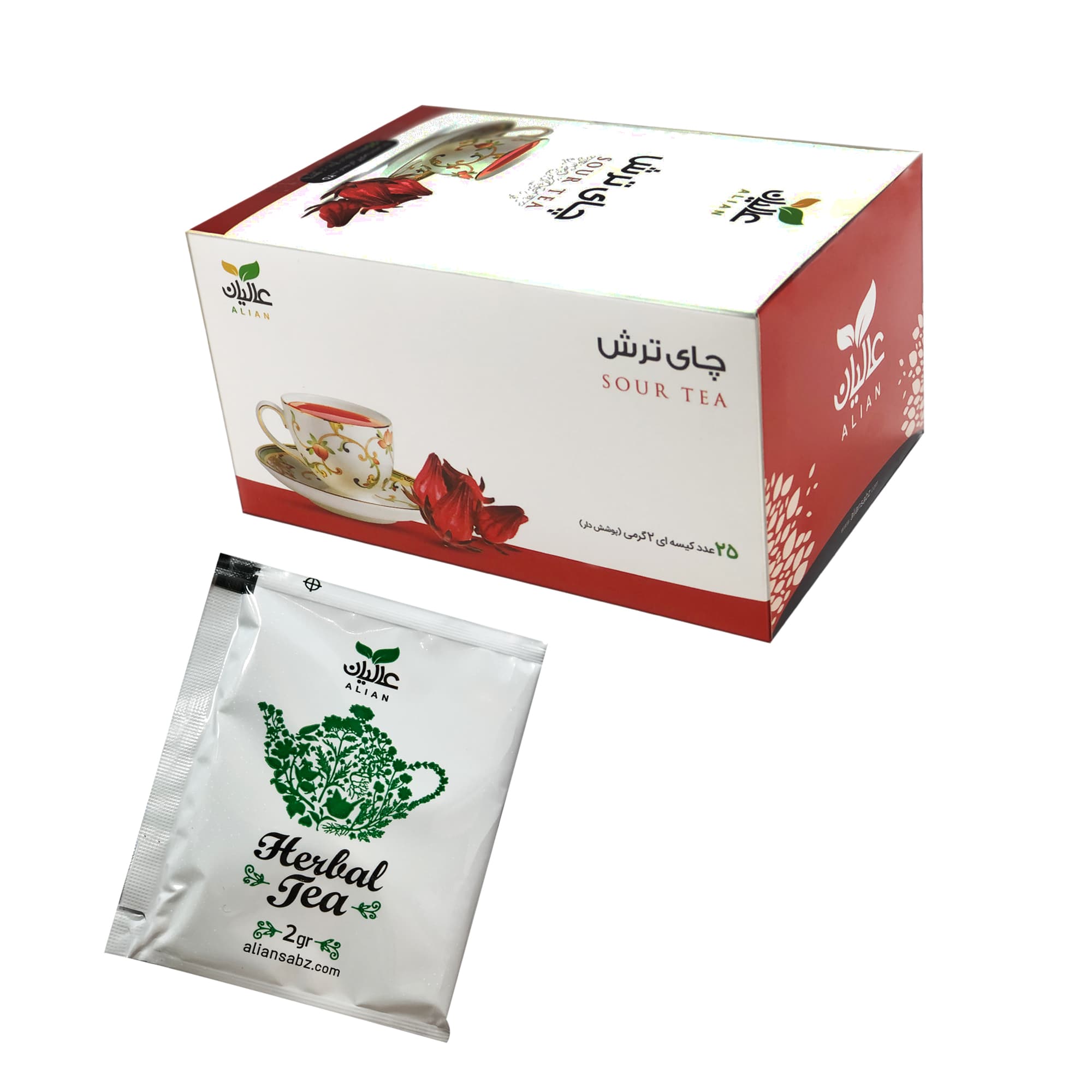دمنوش چای ترش عالیان بسته 25 عددی — تصویر ۶