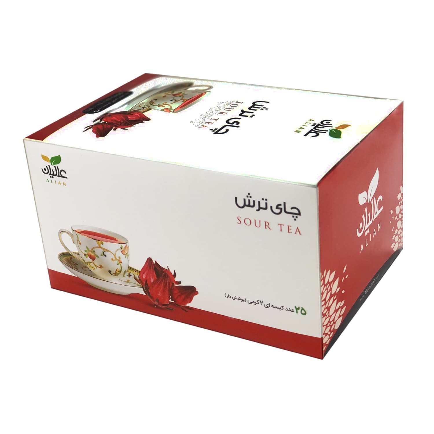 دمنوش چای ترش عالیان بسته 25 عددی — تصویر ۳