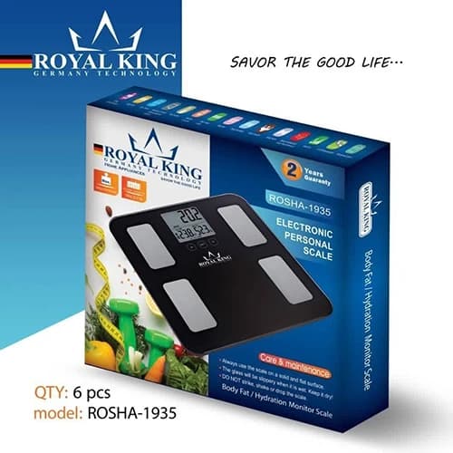 ترازو دیجیتالی هوشمند رویال کینگ مدل ROSHA-1935 — تصویر ۲