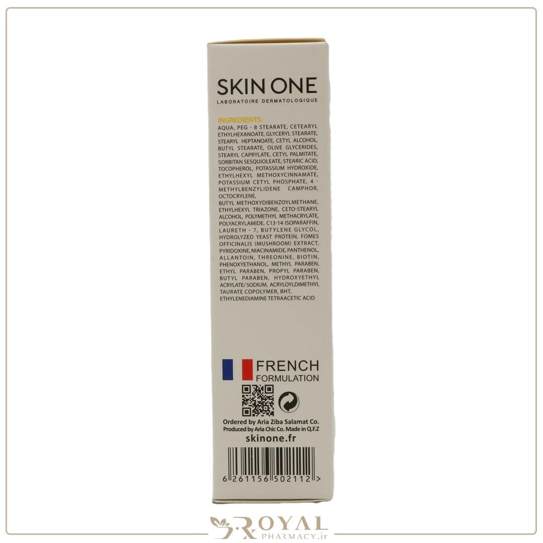 فلوئید ضد آفتاب فاقد چربی SPF50 بی رنگ 40 میل اسکین وان – ایران — تصویر ۳