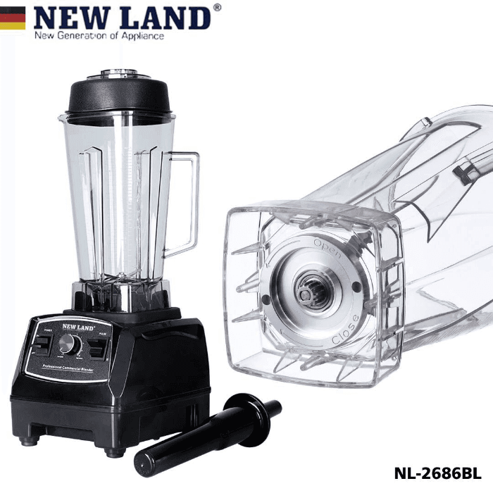 مخلوط کن صنعتی نیولند مدل NL-2686BL ظرفیت ۲ لیتر تک کاره — تصویر ۵
