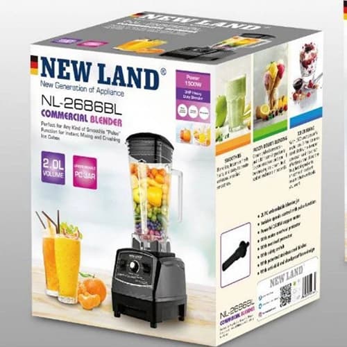 مخلوط کن صنعتی نیولند مدل NL-2686BL ظرفیت ۲ لیتر تک کاره — تصویر ۱۱
