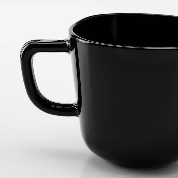 ماگ مشکی ایکیا مدل BACKIG — تصویر ۲