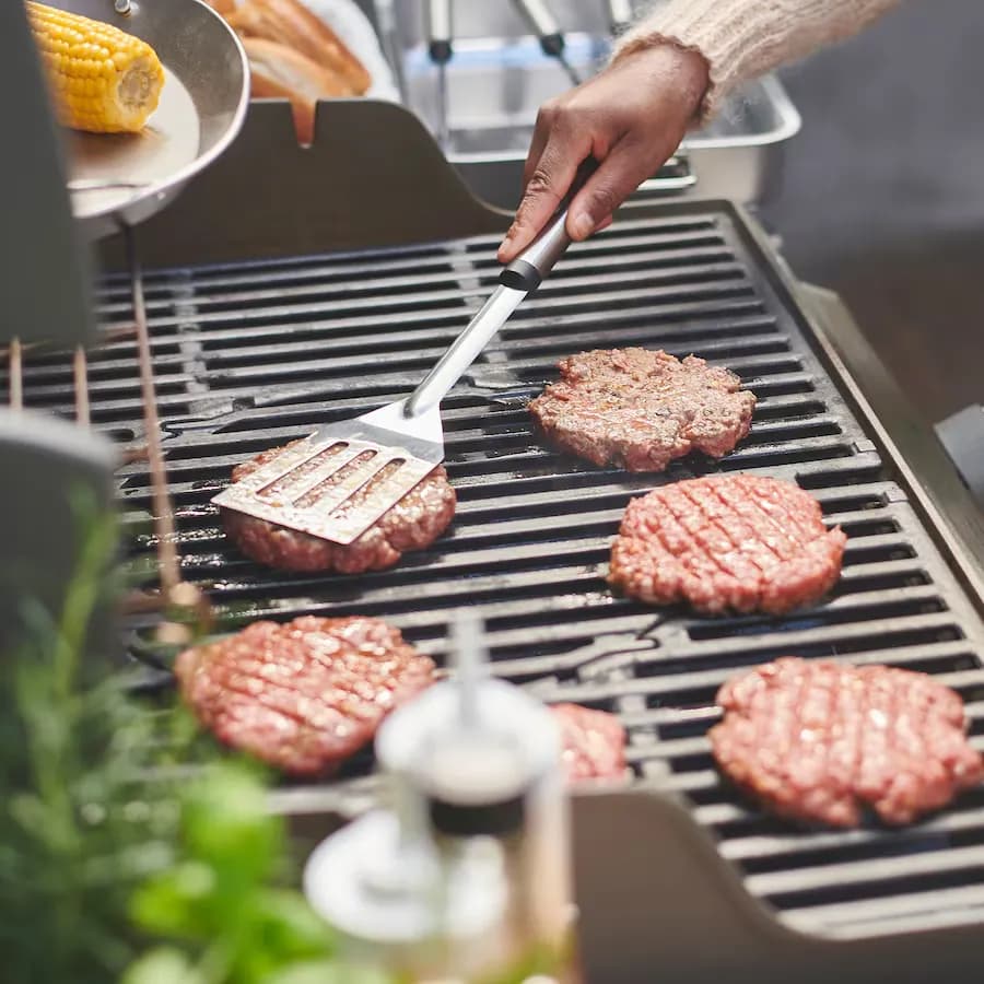 ست 2 تایی ابزار باربیکیو ایکیا GRILLTIDER، استیل ضد زنگ — تصویر ۴