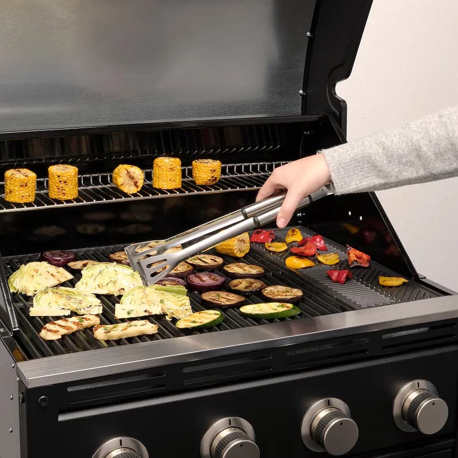 ست 2 تایی ابزار باربیکیو ایکیا GRILLTIDER، استیل ضد زنگ — تصویر ۶