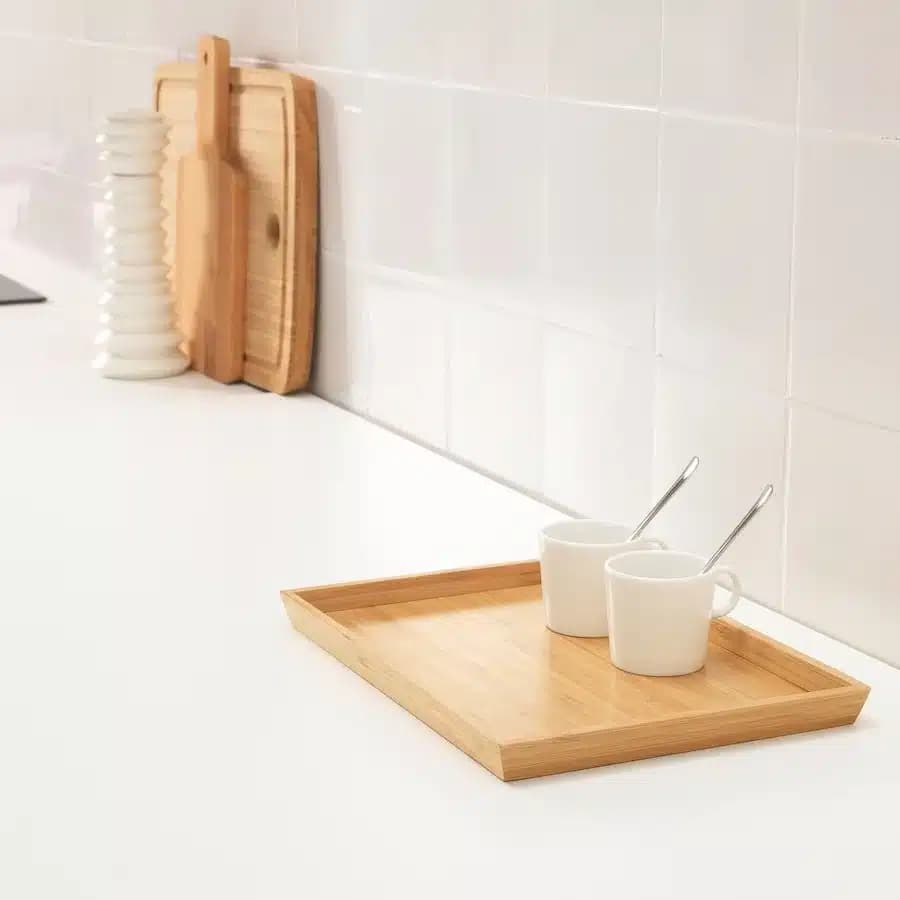 سینی چوبی ایکیا OSTBIT ابعاد 30×40 — تصویر ۳