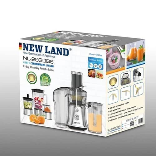 آبمیوه گیری ۴ کاره نیولند مدل NL-2930BS