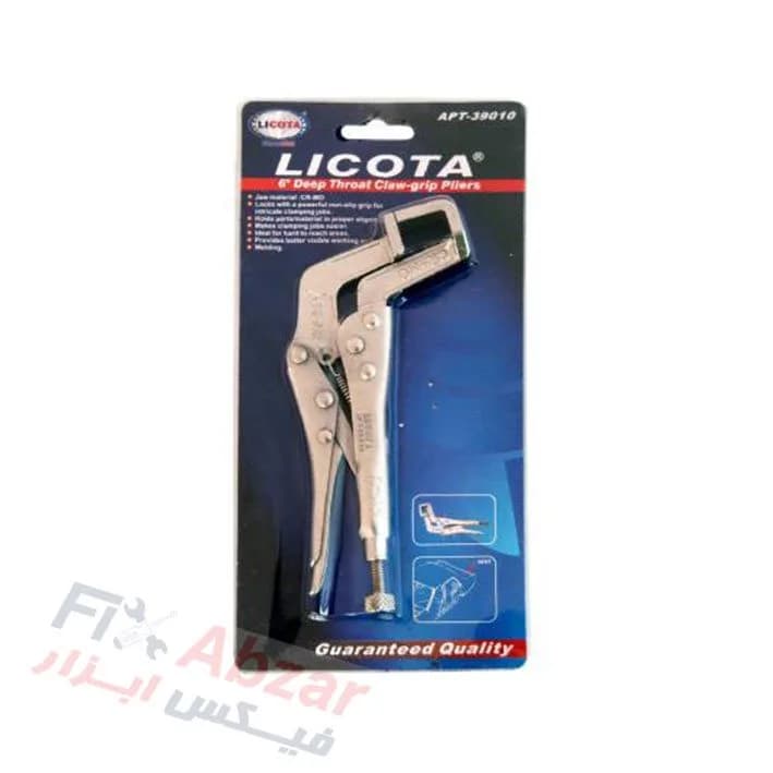 انبر قفلی لبه گیر لیکوتا مدل APT-39010 سایز 6 اینچ — تصویر ۲