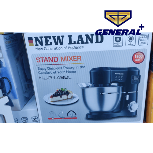 همزن صنعتی نیولند مدل NL3149BL ظرفیت ۸ لیتر ۱۹۰۰ وات — تصویر ۳