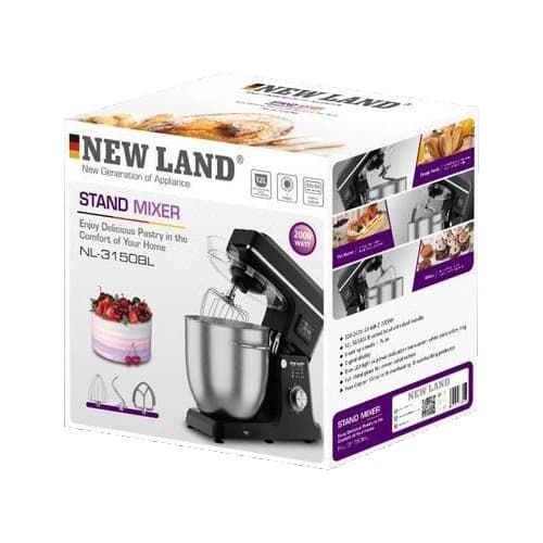 همزن صنعتی نیولند مدل NL3150 ظرفیت ۱۲ لیتر ۲۰۰۰ وات — تصویر ۲